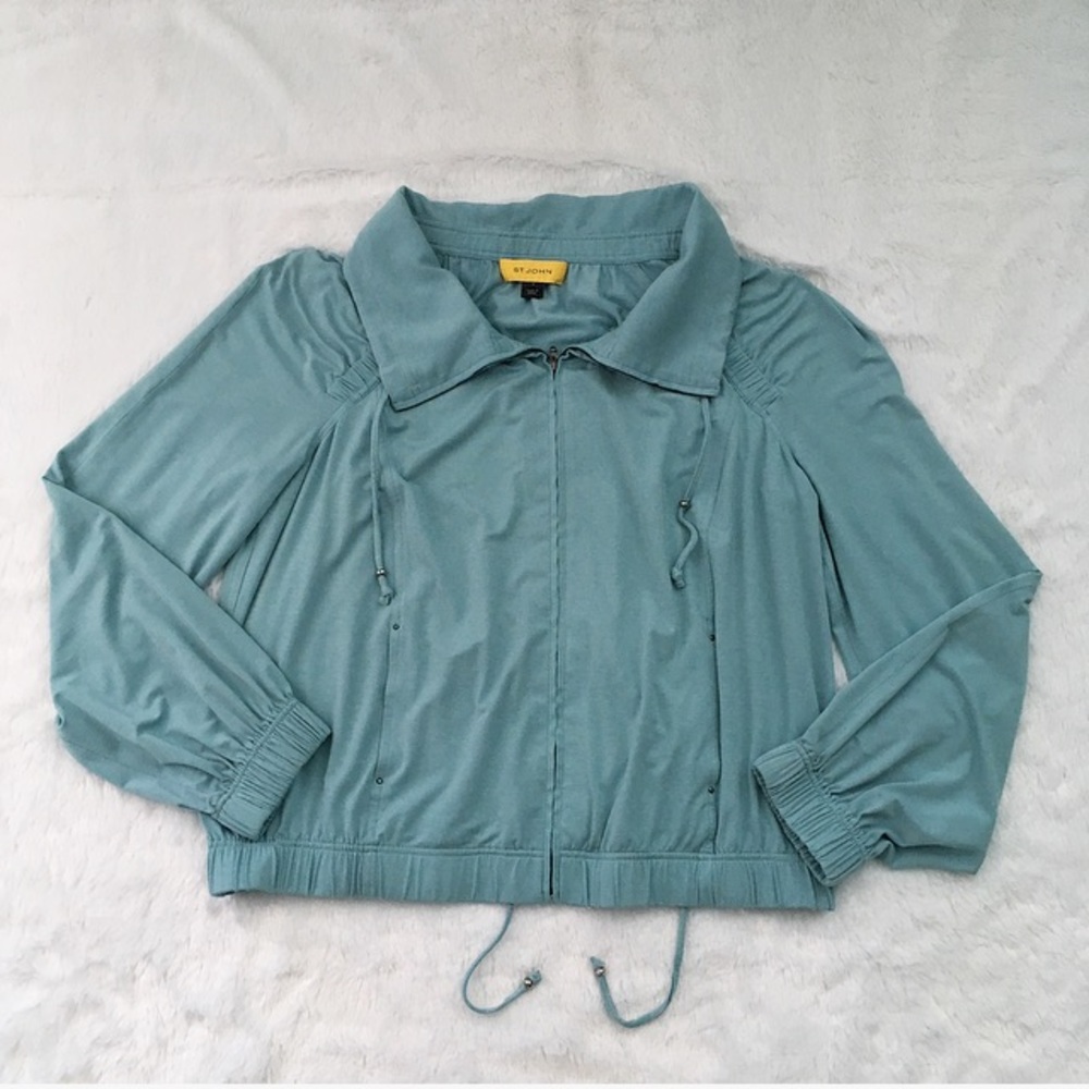 Like New Robins Egg Blue St John Jacket